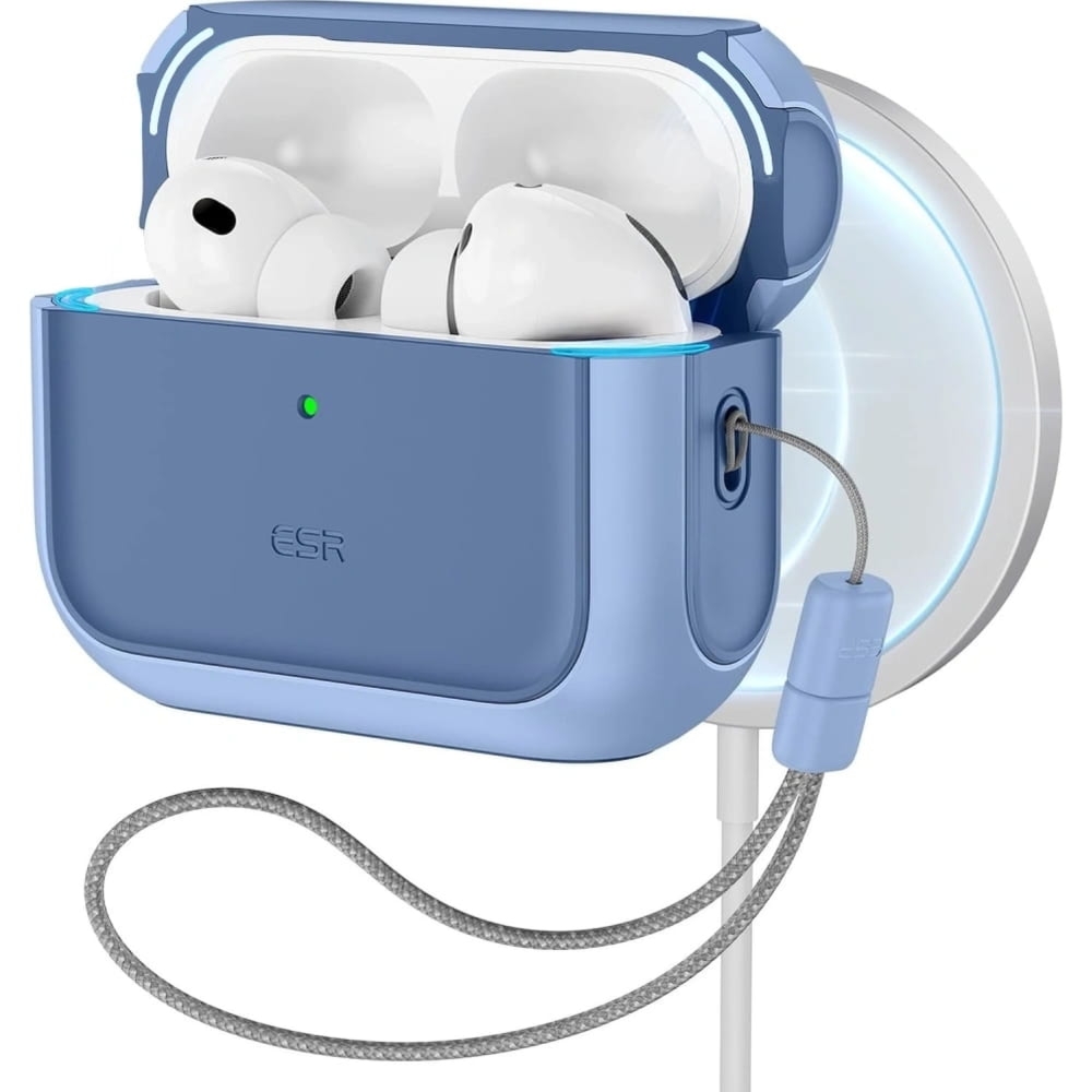Etui ESR Orbit HaloLock MagSafe do AirPods Pro 3, niebieskie