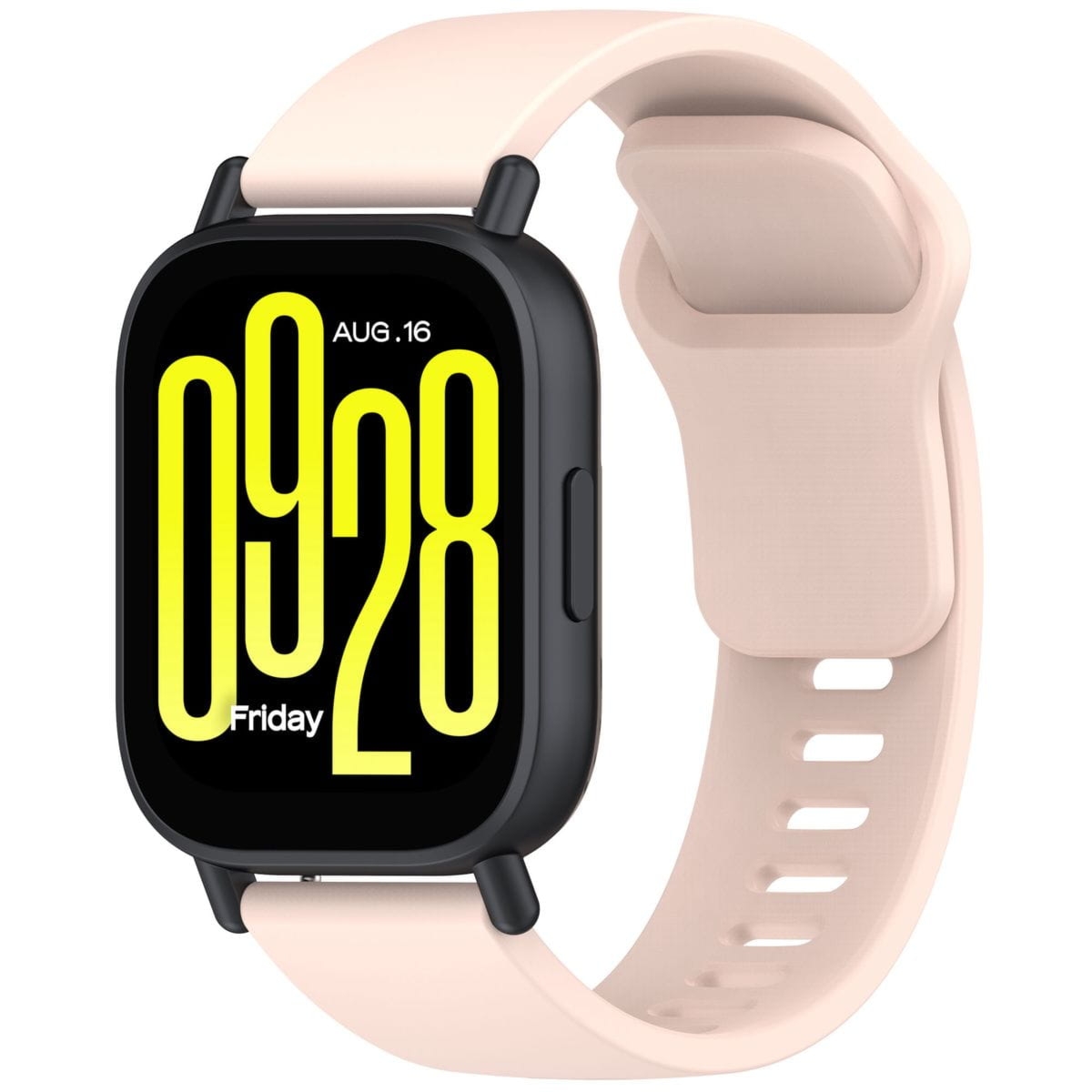 Pasek silikonowy do smartwatcha, Bizon Strap Watch Silicone Pro H, QuickRelease 22 mm, różowy