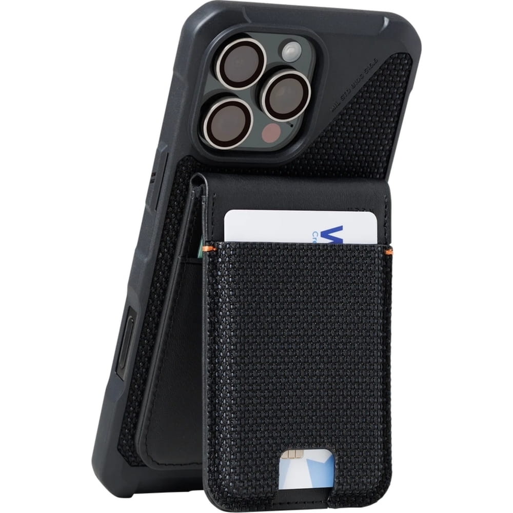 Portfel Urban Armor Gear UAG Metropolis Kevlar MagSafe Wallet na karty z podstawką, czarny