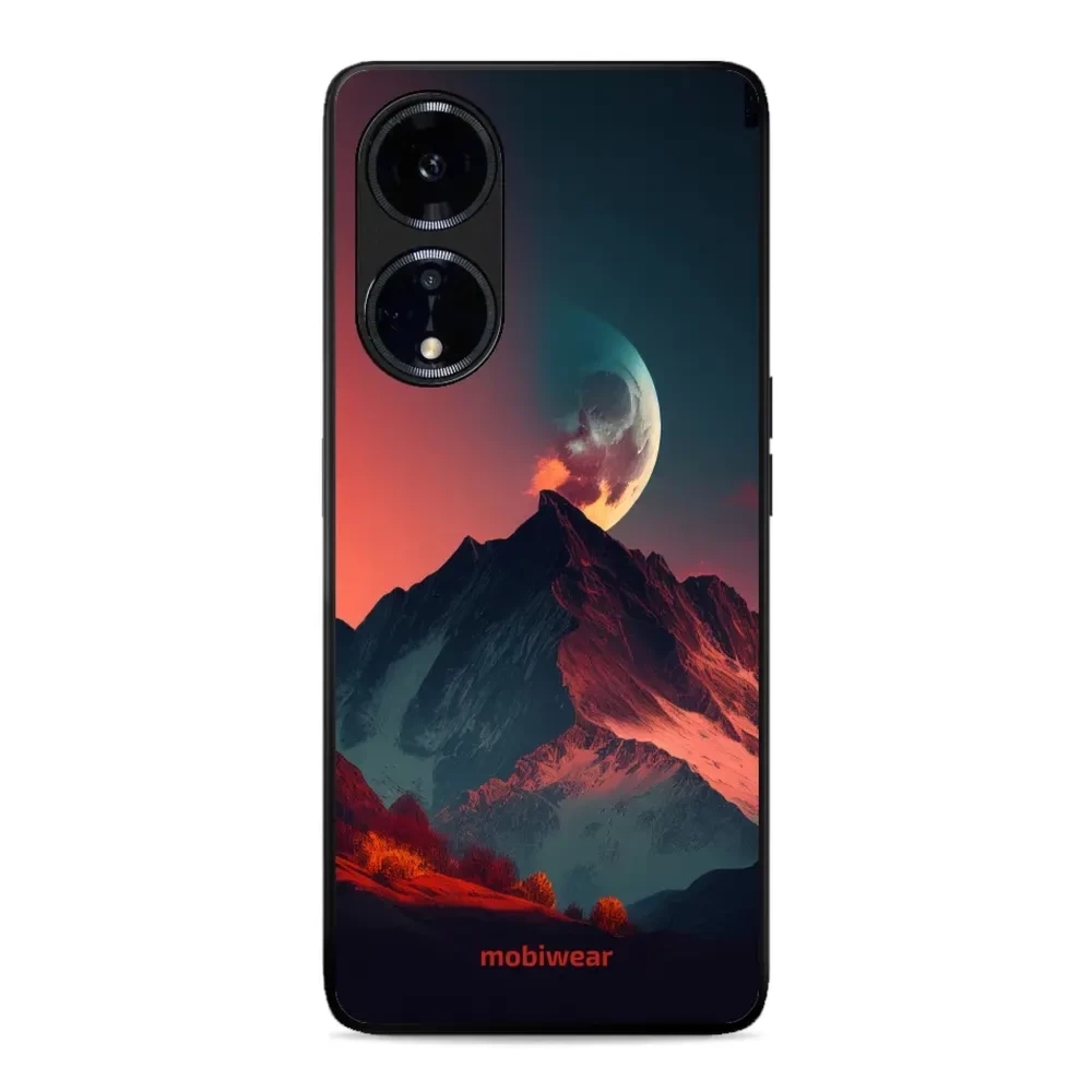 Etui ochronne do Oppo A98 5G, Mobiwear Glossy Case, górski zmierzch