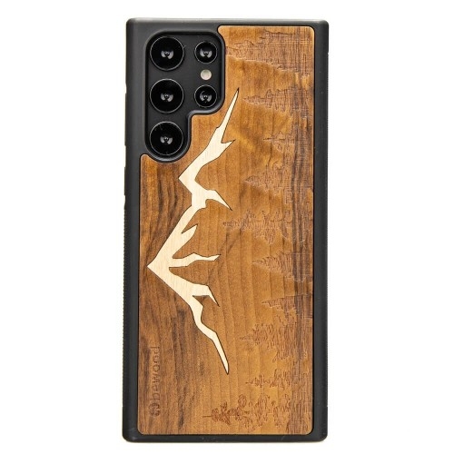 Image of Drewniane etui Bewood Galaxy S22 Ultra Góry Imbuia