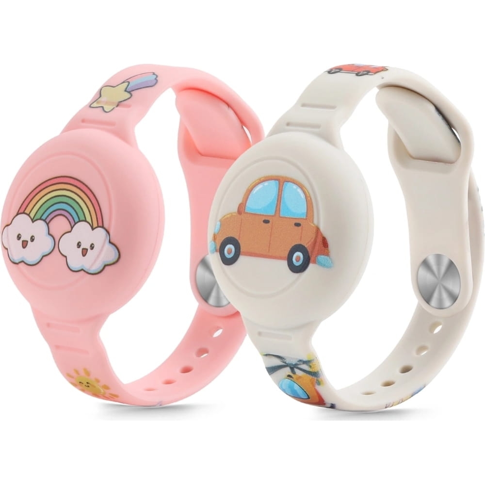 Pasek dla dzieci do Apple AirTag, Tech-Protect Smooth for Kids, 2 sztuki