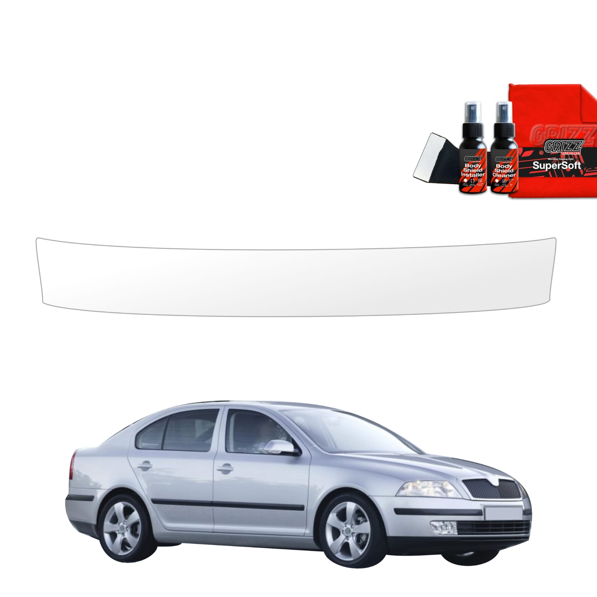 Folia ochronna na próg bagażnika Grizz Protector do Skoda Octavia 2 (2004-2008)
