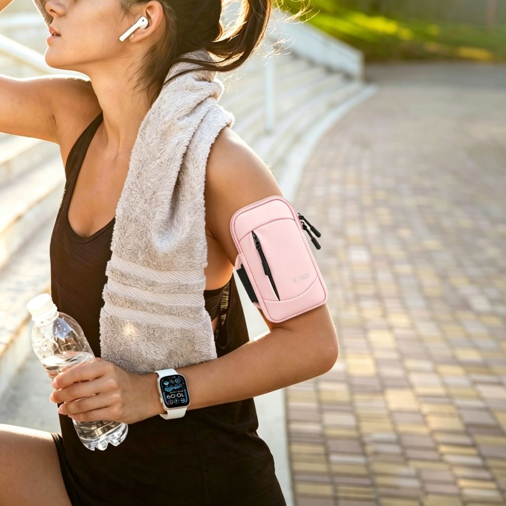 OUTLET: Opaska na ramię Tech Protect M6 Universal Sport Armband, różowa