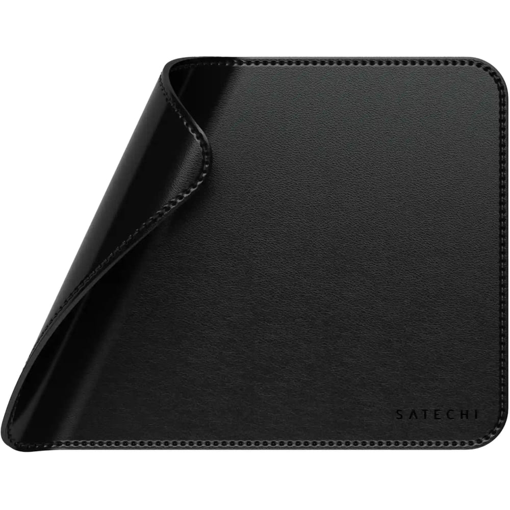 Podkładka pod mysz, na biurko ze skóry wegańskiej, Satechi Premium Mouse Pad, czarna