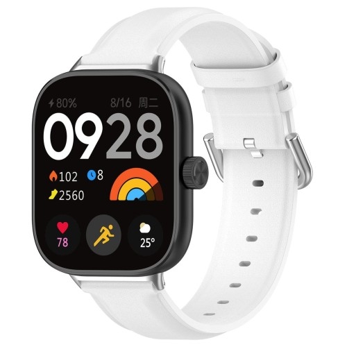 Image of Pasek Bizon Strap Watch Casual do Xiaomi Redmi Watch 4/Xiaomi Band 8 Pro, biały