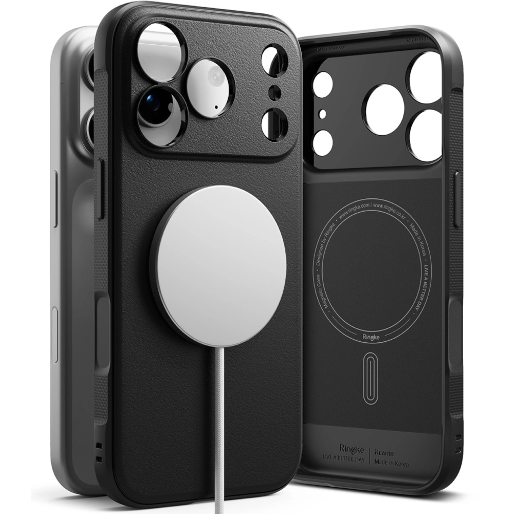 Etui Ringke Onyx Magnetic do MagSafe do iPhone 18 Pro / 17 Pro, czarne
