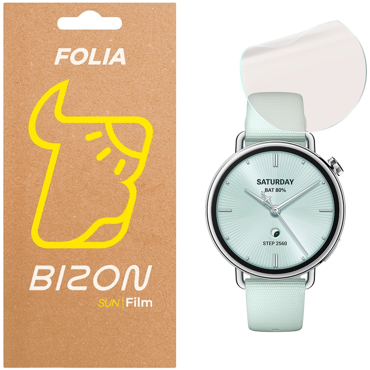 Folia matowa Bizon Watch Film Sun do Xiaomi Watch S4 41 mm