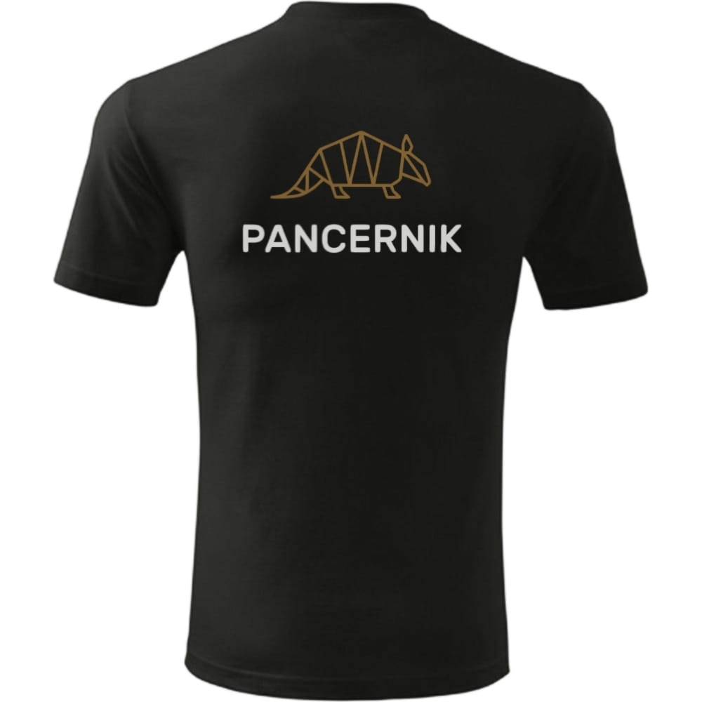 Unikatowa koszulka, t-shirt z logo Pancernik, czarna L