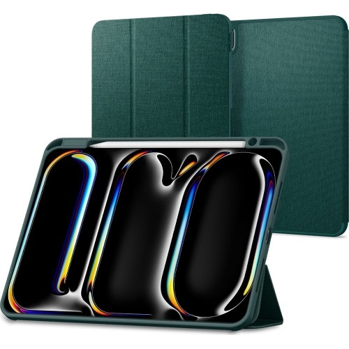 Image of Etui Spigen Urban Fit do iPad Pro 11" 5 gen. 2024, zielone