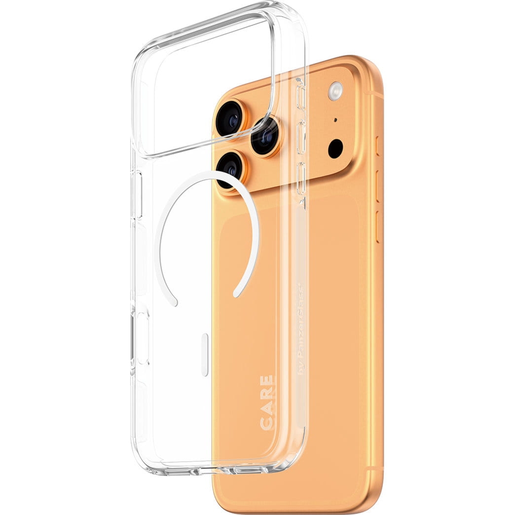 Etui CARE by PanzerGlass Flagship Urban Explorer do MagSafe do iPhone 17 Pro Max, przezroczysto-białe