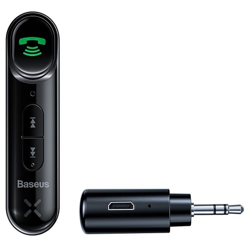 Image of Transmiter Bluetooth AUX 3.5mm Baseus BSBA-02 (Overseas Edition), czarny