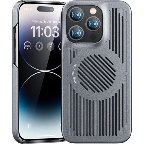 Image of Etui Benks MagClap™ Biliz Cooling Case do iPhone 14 Pro Max, srebrne