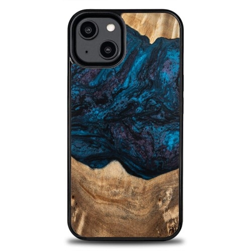 Image of Drewniane etui Bewood do iPhone 14, Neptun