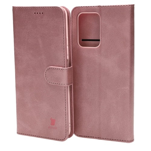 Image of Etui Bizon Case Wallet do Xiaomi Poco X4 GT, jasnoróżowe