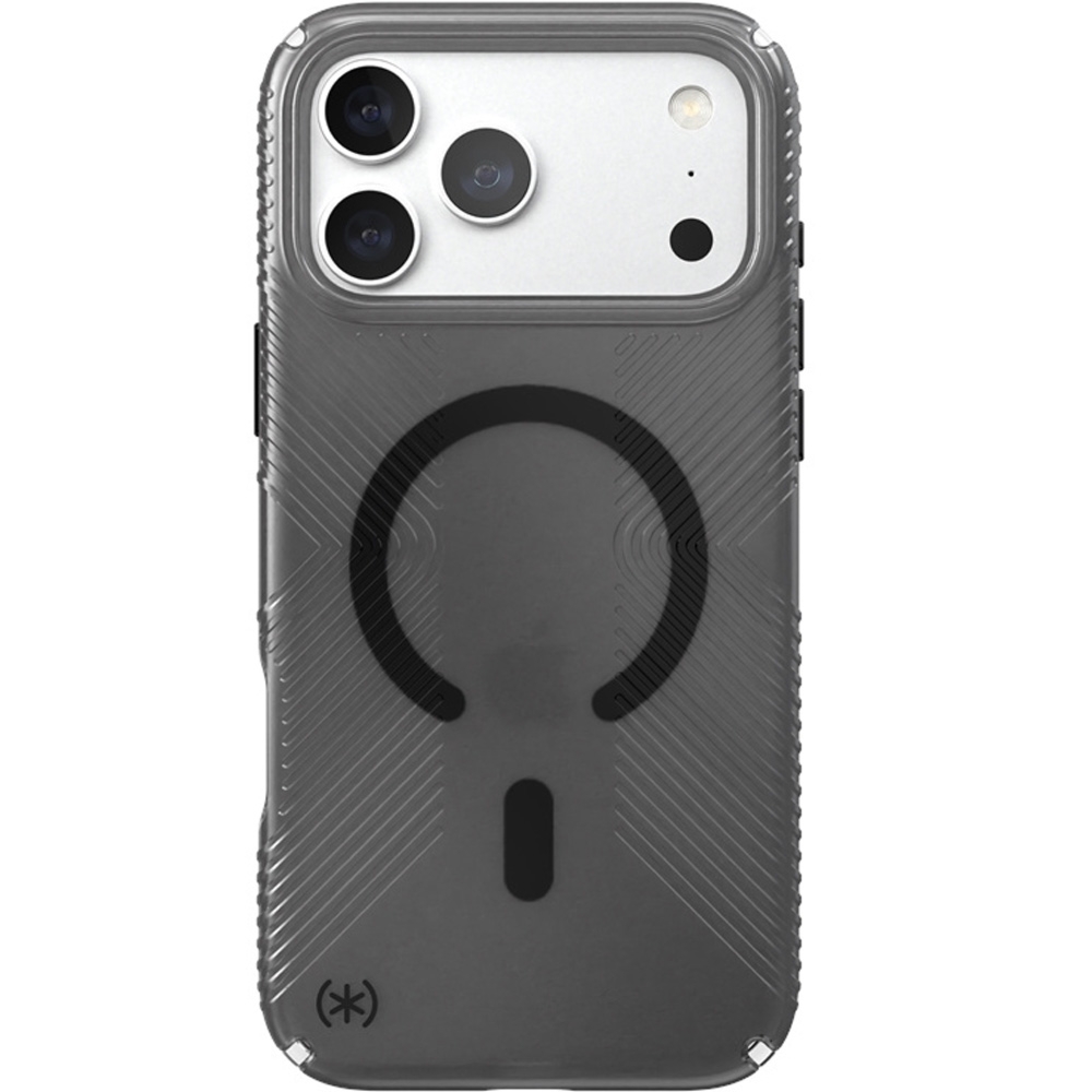 Etui Speck Presidio Lux Grip do iPhone 18 Pro / 17 Pro do MagSafe, grafitowo-przydymione