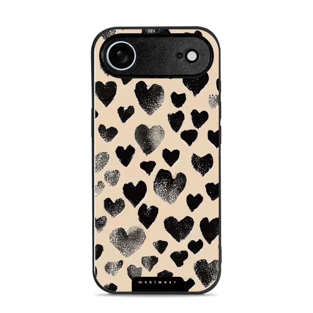 Etui ochronne do iPhone Air, Mobiwear Glossy Case, beżowa miłość