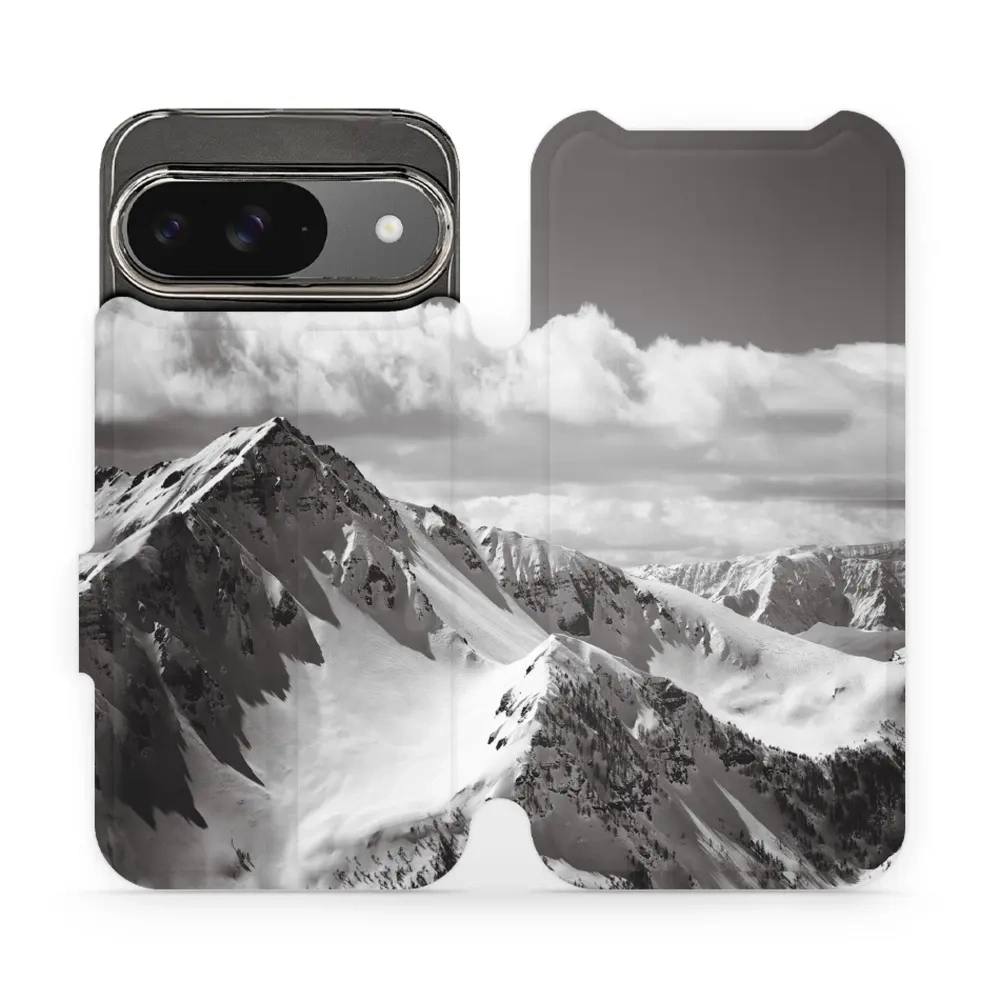 Etui z klapką do Google Pixel 9, Mobiwear Book, górski szczyt