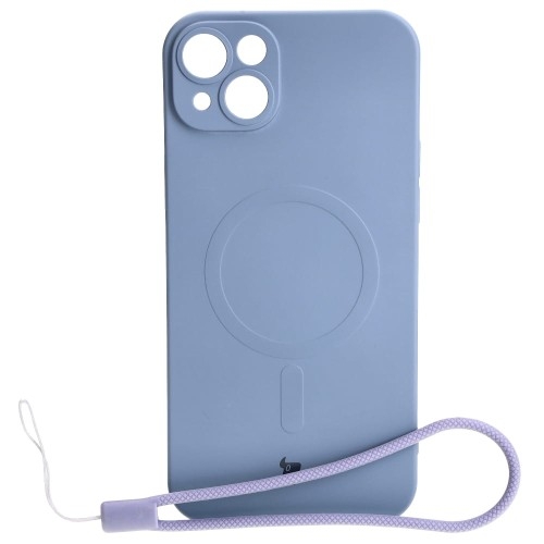 Image of Etui Bizon Case Silicone MagSafe do Apple iPhone 14 Plus, szare