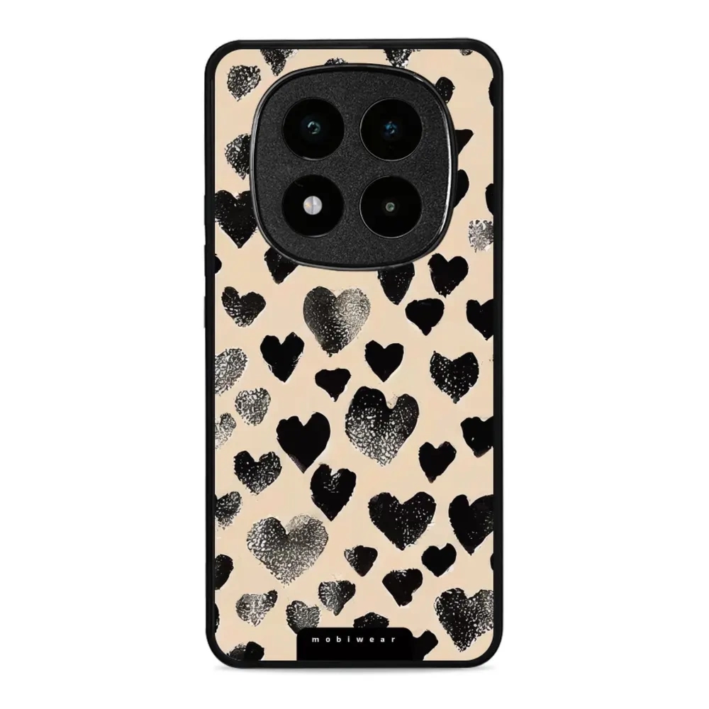 Etui ochronne do Xiaomi POCO X7, Mobiwear Glossy Case, beżowa miłość