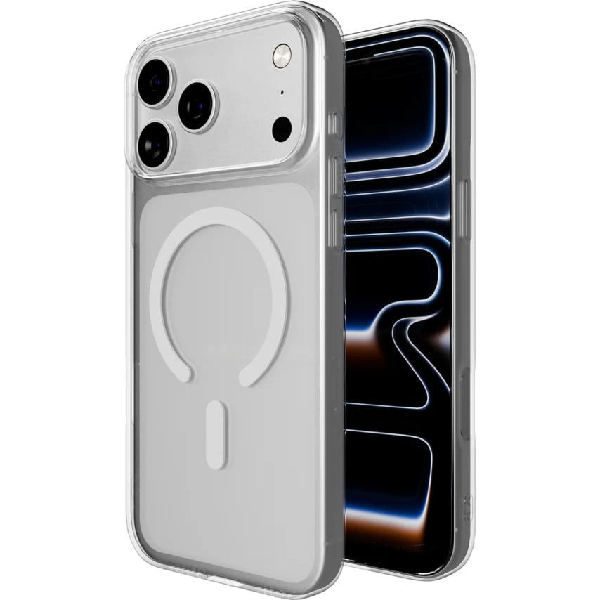 Etui Puro Lite Mag Pro do iPhone 17 Pro Max, przezroczysto-białe