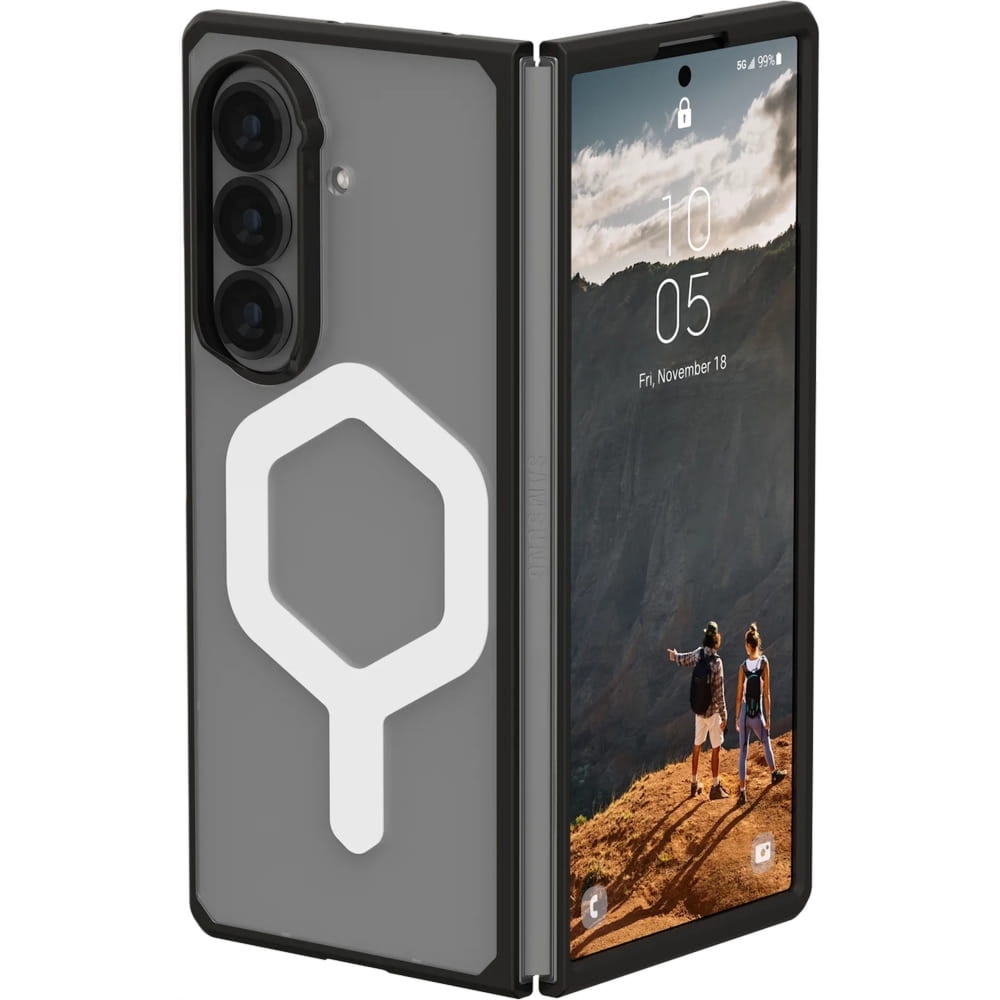 Etui pancerne Urban Armor Gear  Mouve with Magnet do Galaxy Z Fold7, przezroczysto-czarne