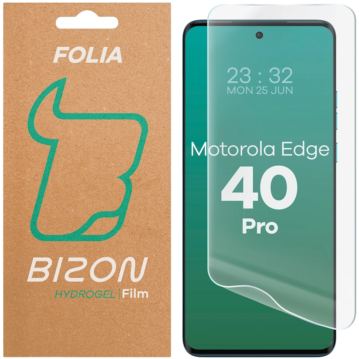 Folia hydrożelowa na ekran Bizon Film Hydrogel Front do Motorola Edge 40 Pro, 1 sztuka