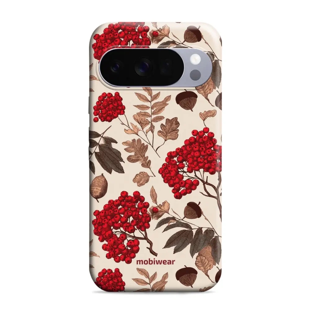 Etui ochronne do Google Pixel 10 Pro, Mobiwear Elite Pro MagSafe, jarzębina na ecru