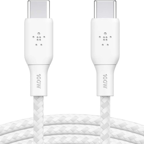 Image of Kabel Belkin Boost USB-C do USB-C 100W 5A 3m, biały