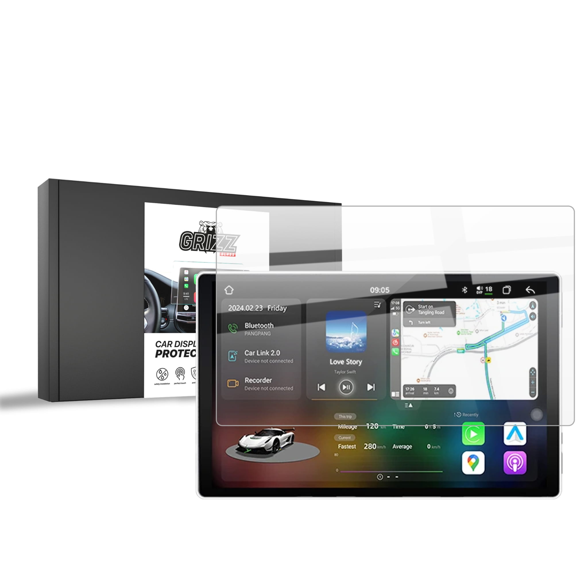 Folia ceramiczna Grizz Protector do Android Auto 11,5″