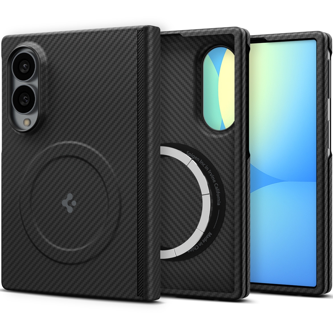 Etui Spigen Air Skin Aramid Mag do MagSafe do Galaxy Z Fold8, czarne