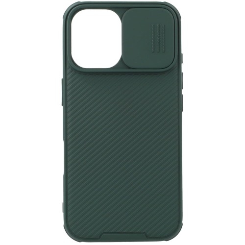 Image of Etui Nillkin CamShield Pro do iPhone 16, ciemnozielone