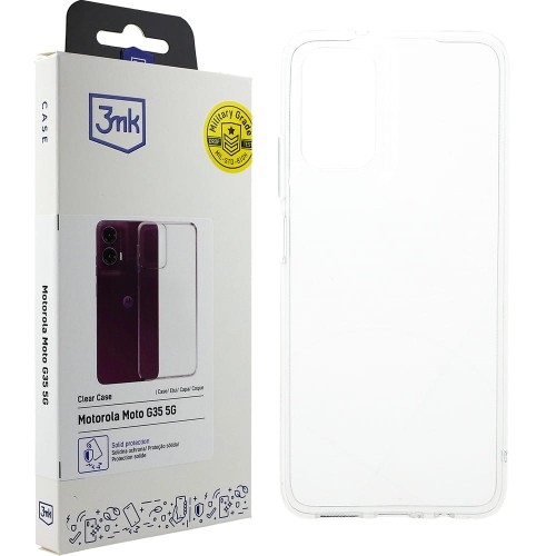 Image of Etui 3mk Clear Case do Motorola Moto G35 5G, przezroczyste