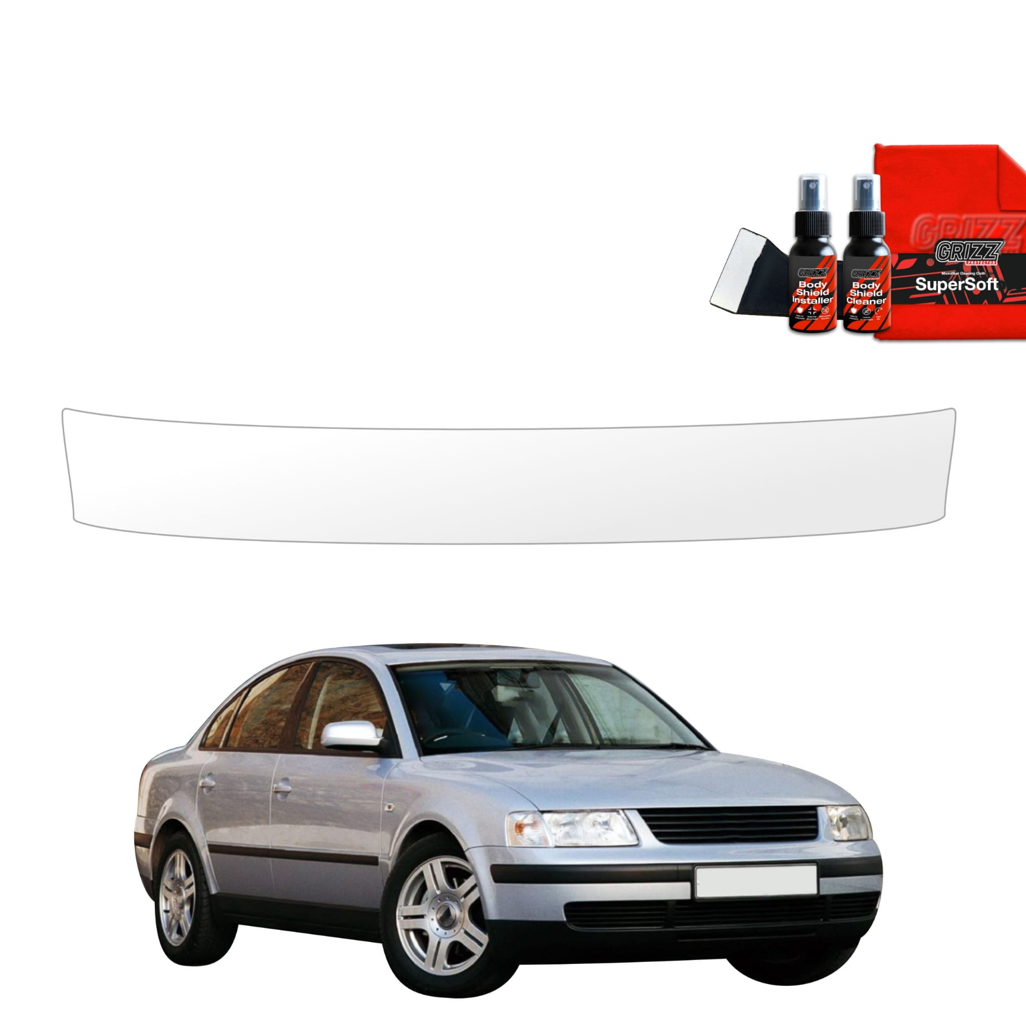 Folia ochronna na próg bagażnika Grizz Protector do Volkswagen Passat B5 Sedan (1996-2000)