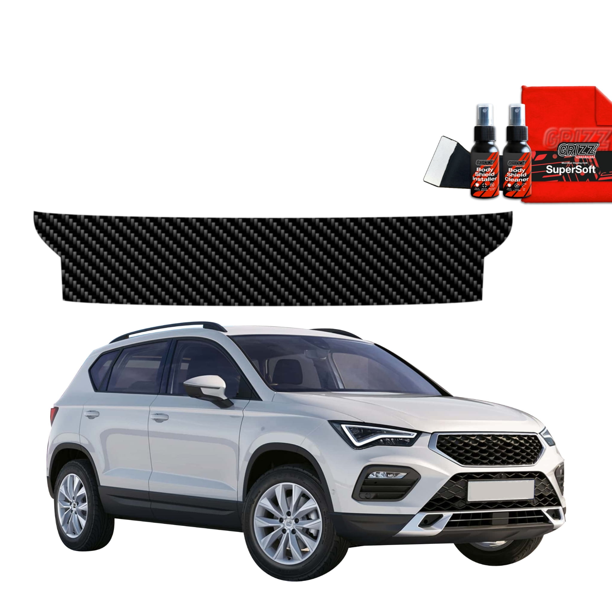 Folia karbonowa Grizz Protector na próg bagażnika do Seat Ateca (2020-2026)