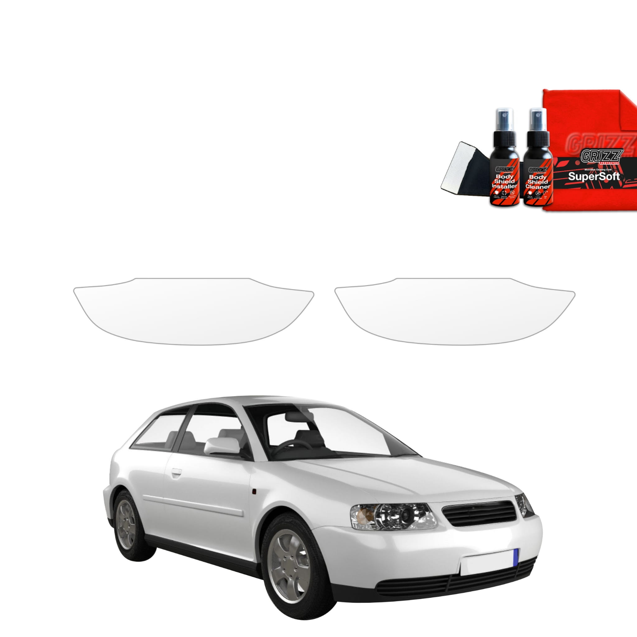 2w1 Folia ochronna pod klamki Grizz Protector do Audi A3 8L Hatchback 3D (1996-2003)