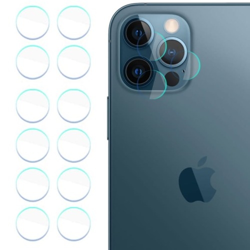 Image of Szkło na aparat 3mk Lens Protection dla iPhone 12 Pro, 4 zestawy