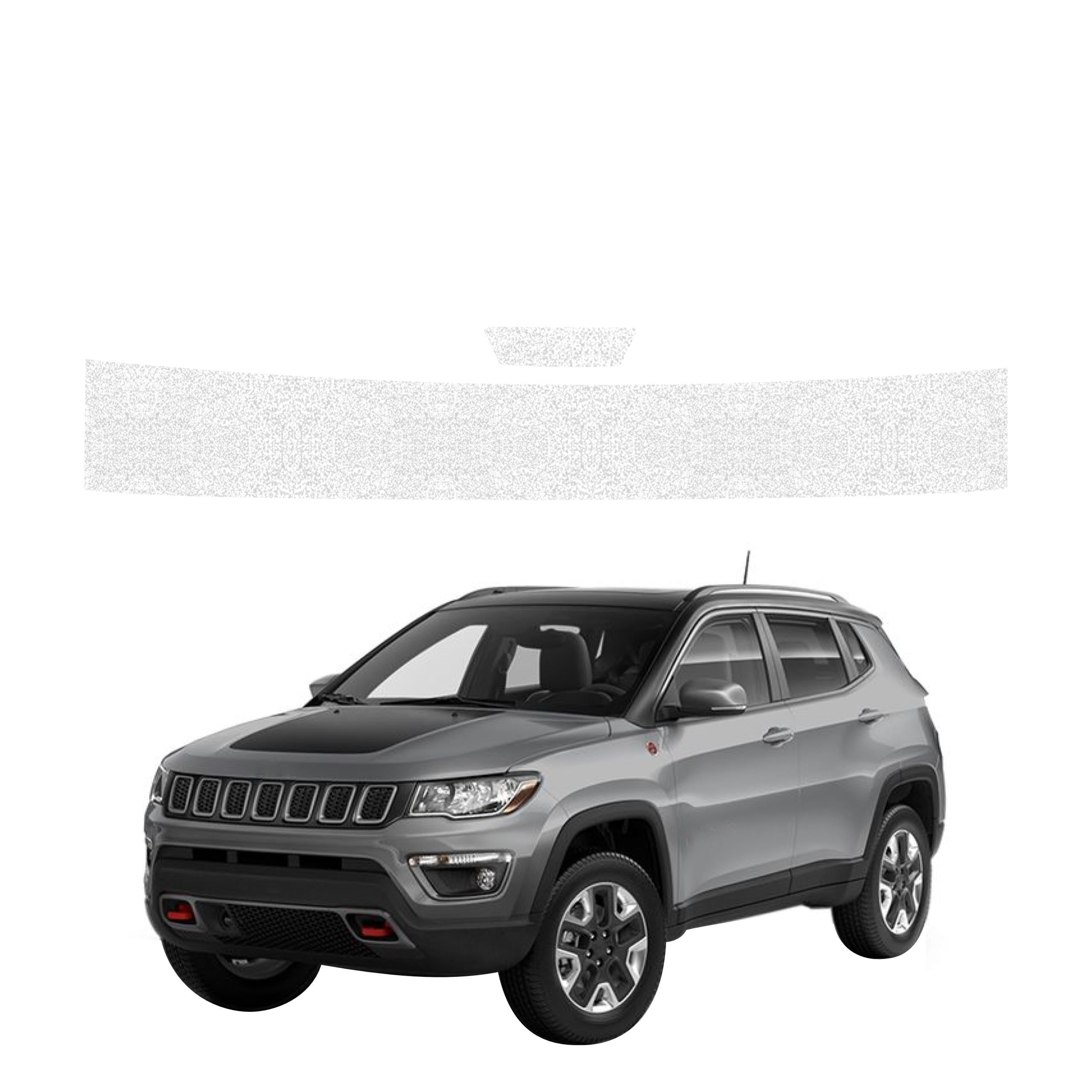 2w1 Biała powłoka techniczna Grizz Protector na próg bagażnika Jeep Compass (2020-2024)