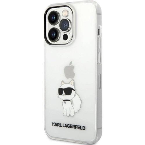 Image of Etui Karl Lagerfeld Hard Case Transparent Choupette Collection do iPhone 14 Pro, przezroczyste