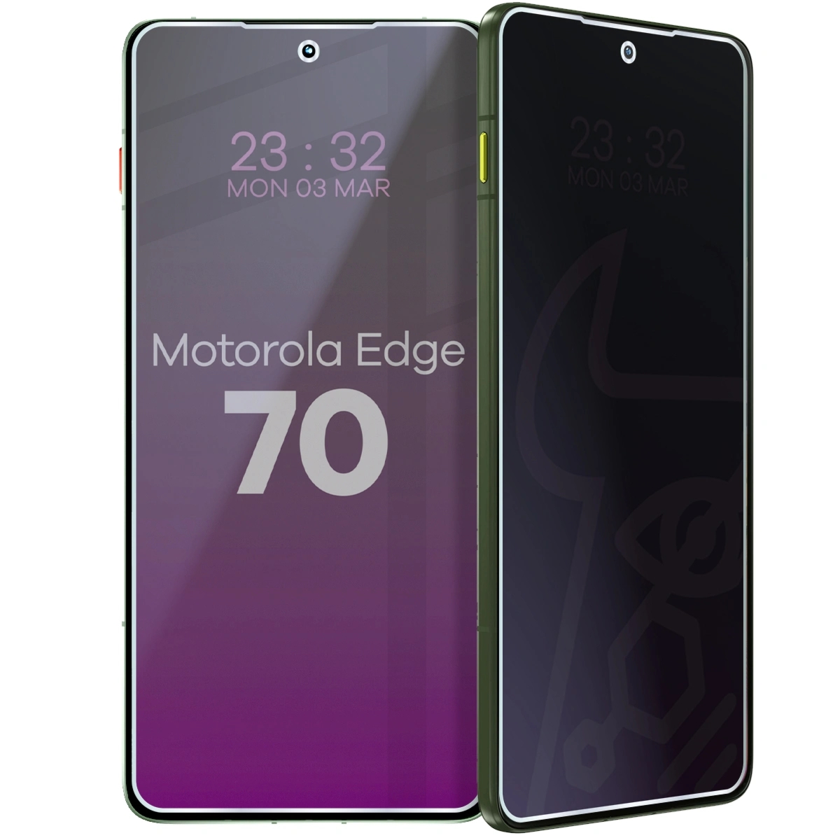 Prywatyzujące szkło hybrydowe Bizon Hybrid Shadow do Motorola Edge 70, matowe