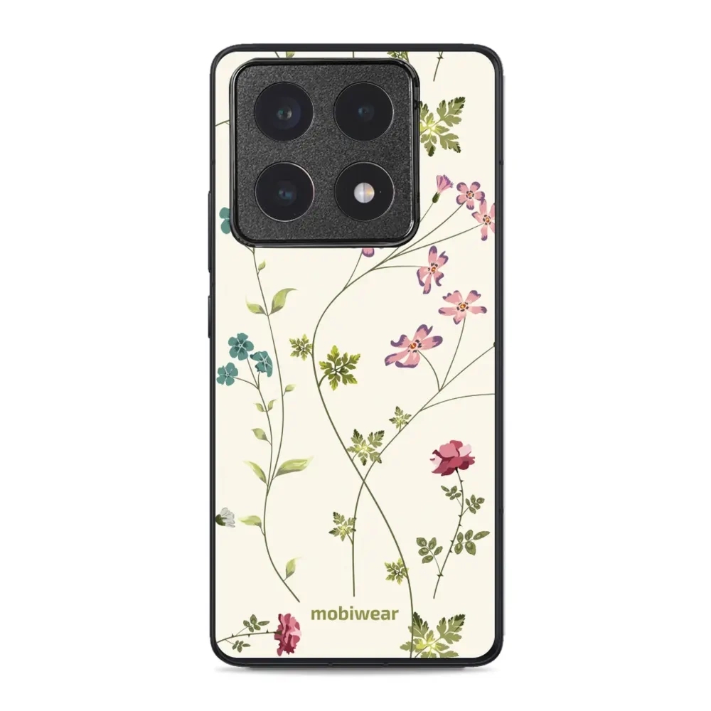 Etui ochronne do Xiaomi 14T Pro, Mobiwear Glossy Case, sielski kwiat