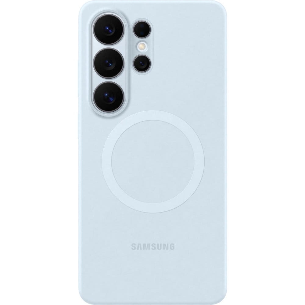Oryginalne etui Samsung Silicone Magnet Case do Galaxy S26 Ultra, do MagSafe, jasnoniebieskie