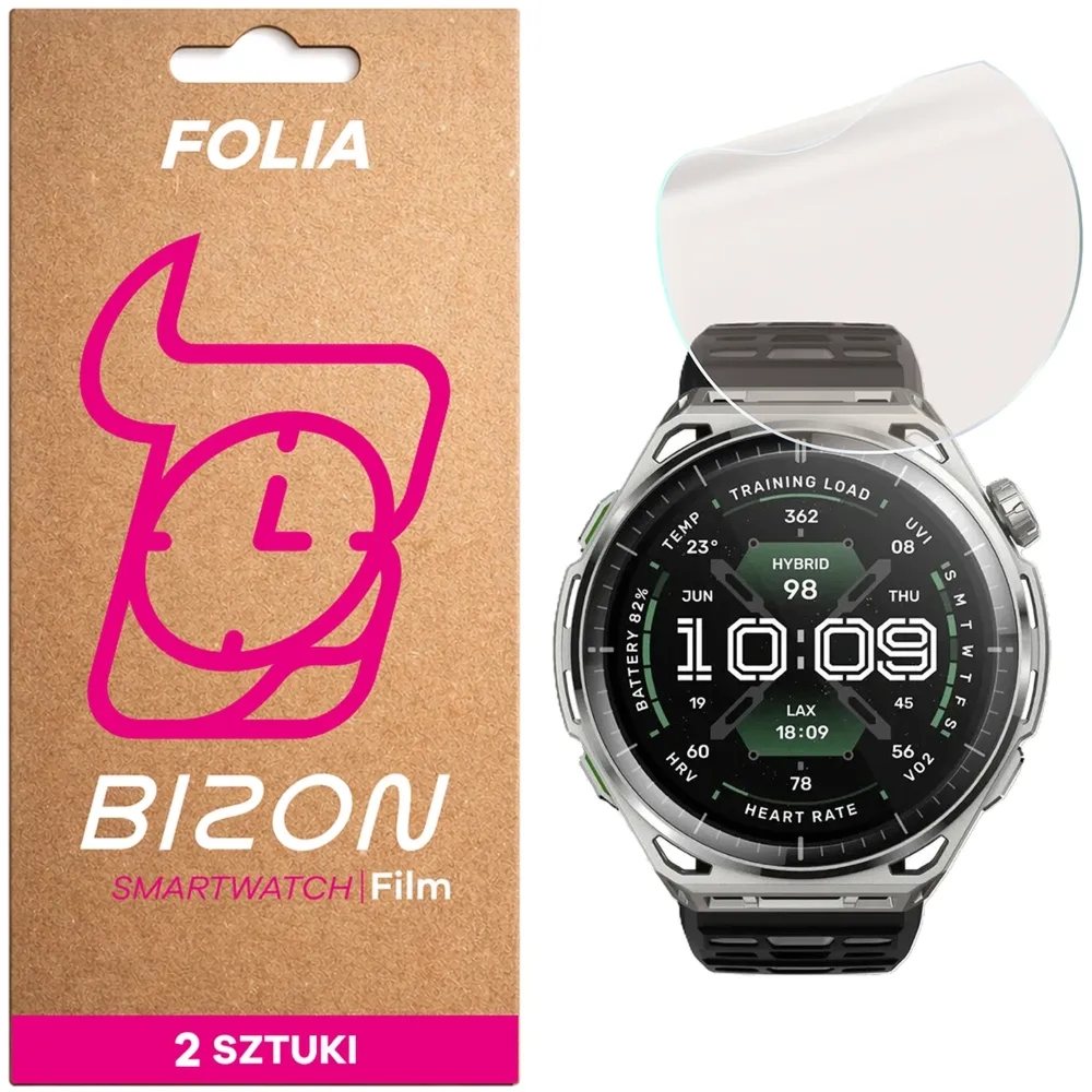 Folia matowa Bizon Watch Film Matte Duo do Amazfit Balance 3, 2 sztuki