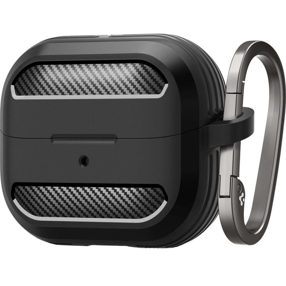 Image of Etui Spigen Rugged Armor do Galaxy Buds 3 / 3 Pro, czarne