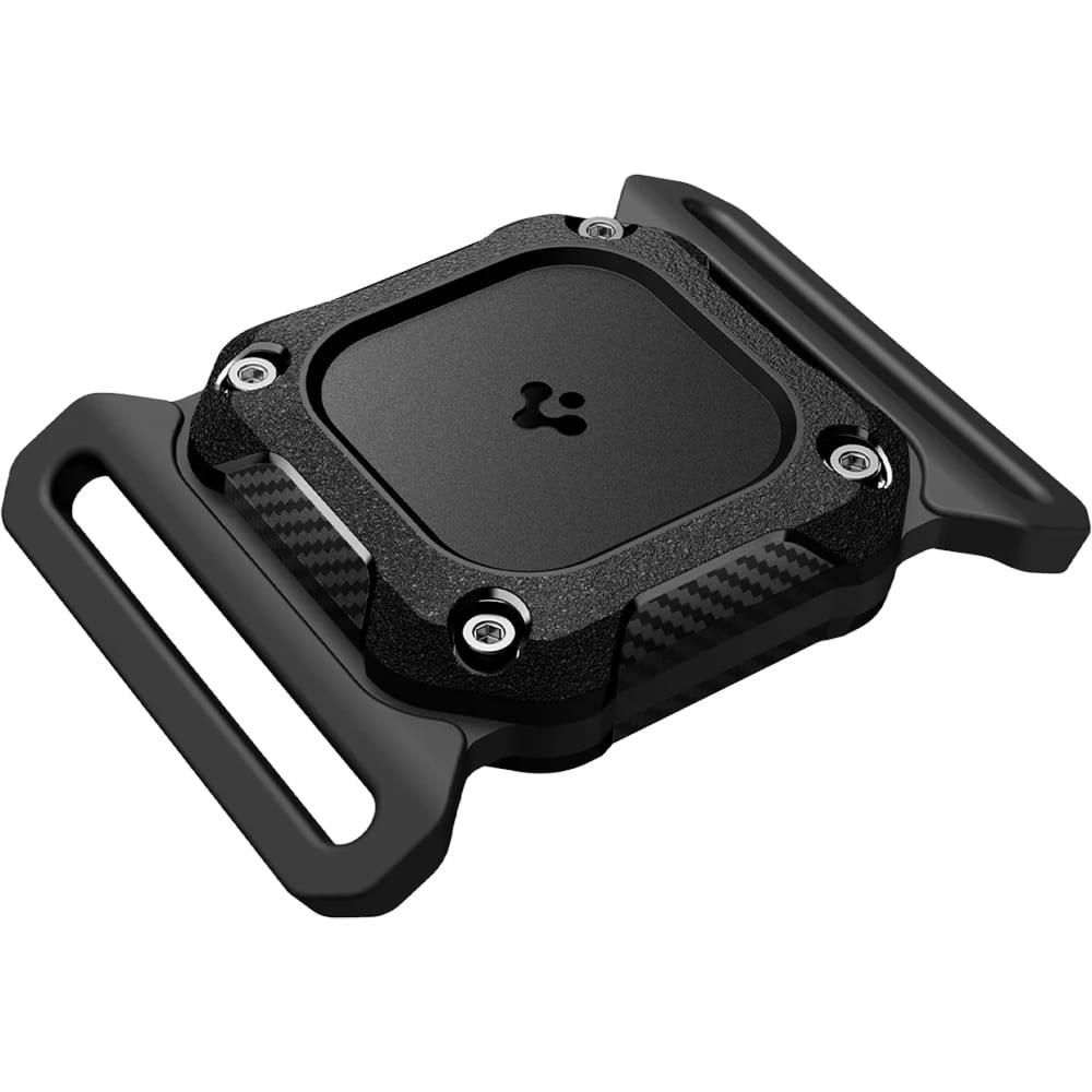Etui wodoszczelne IP68 na obrożę do Apple AirTag, Spigen Tough Armor Pet Collar, czarne