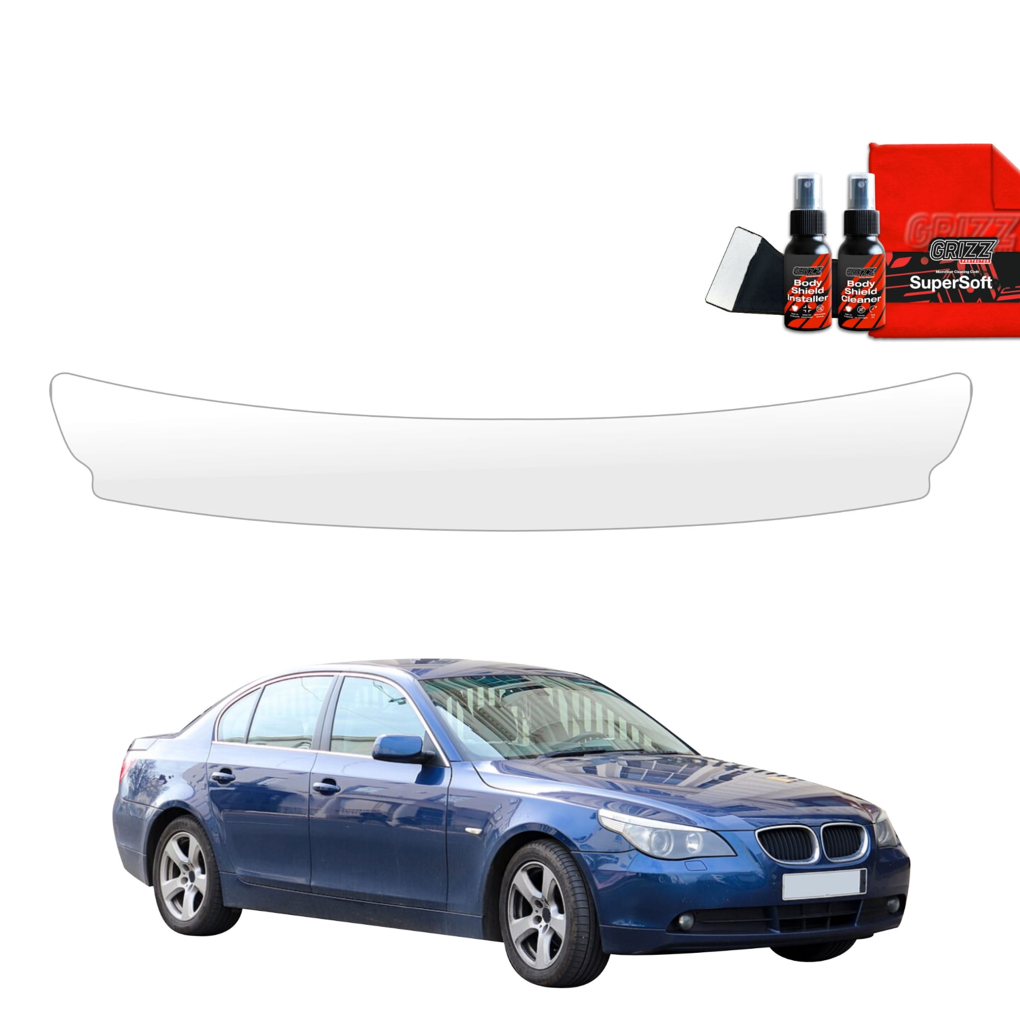 Folia ochronna na próg bagażnika Grizz Protector do BMW 5 E60 Sedan PreLCI (2003-2007)