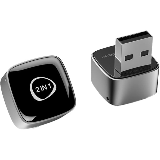 Bezprzewodowy adapter CarPlay / Android Auto, XENSO M5 5.0 USB-A + USB-C