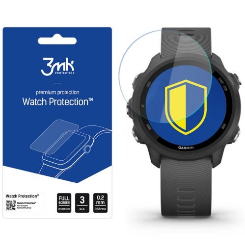 Image of Szkło hybrydowe 3mk Watch Protection do Garmin Forerunner 245, 3 sztuki