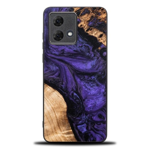 Image of Drewniane etui do Motorola Moto G84 5G, Bewood Unique Violet