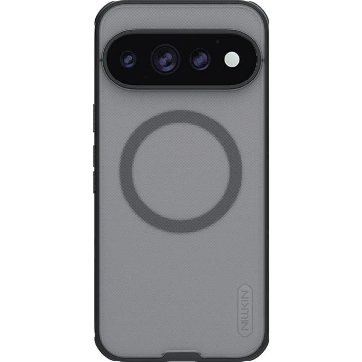 Etui Nillkin Frosted Shield Pro Magnetic do MagSafe do Google Pixel 11 Pro, przydymione z czarną ramką